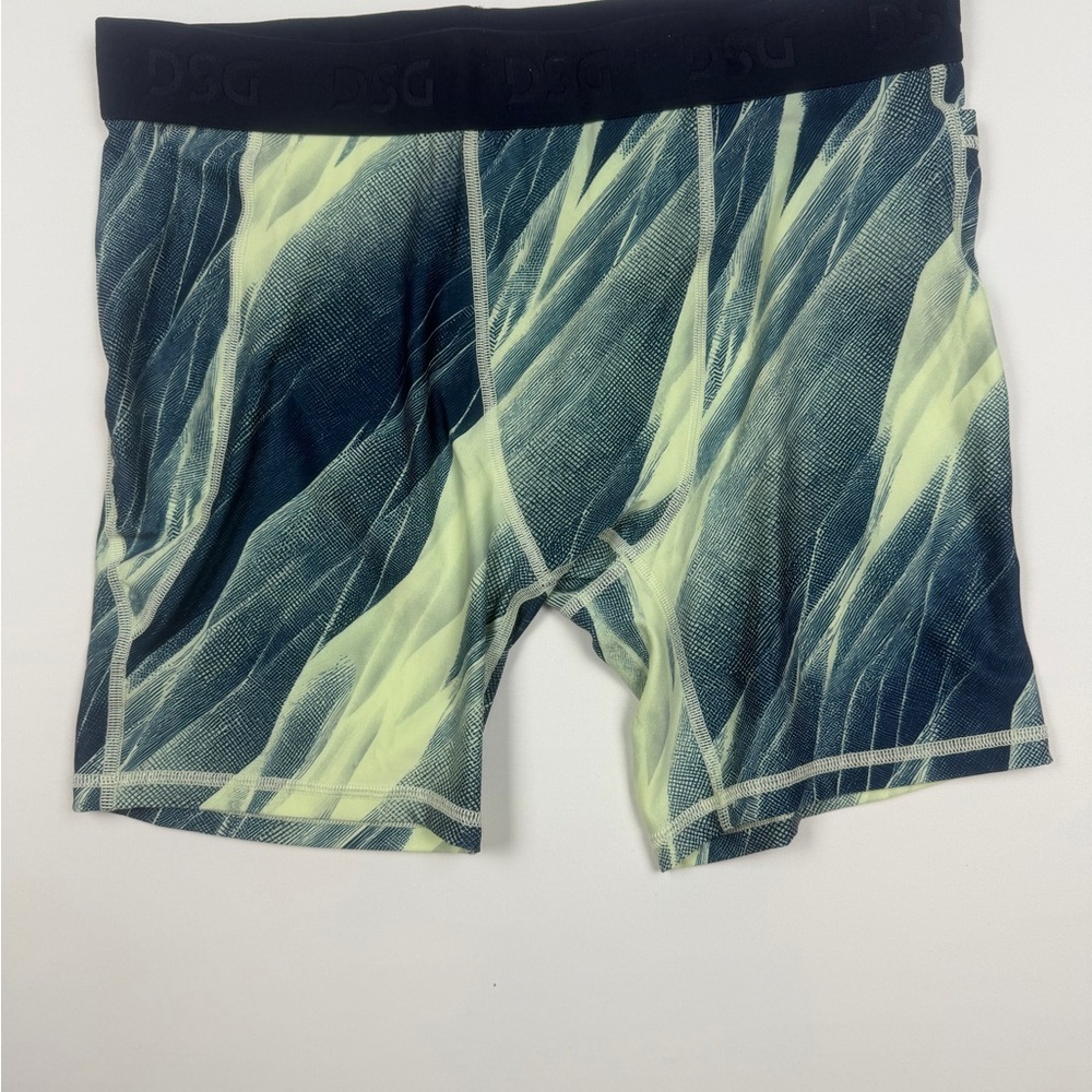 DSG Men's Abstract Green Boxer Briefs